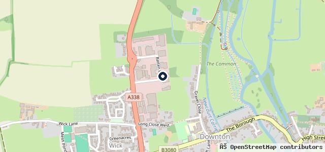 Map showing the location of Skinner & Osment