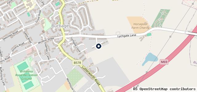 Map showing the location of Smart repairs midlands Ltd