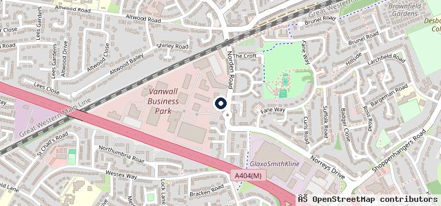 Map showing the location of Endeavour Volvo Cars Maidenhead