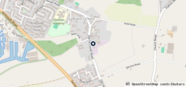 Map showing the location of Nicholsons - Stalham Engineering
