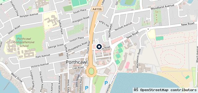 Map showing the location of Station Hill Garage