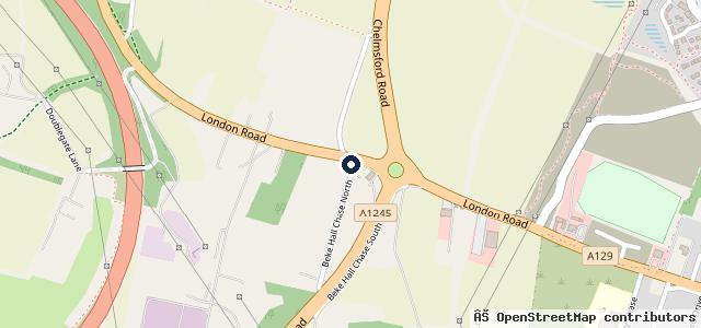 Map showing the location of Beverley Autos