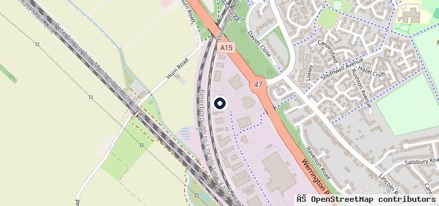 Map showing the location of Sycamore BMW
