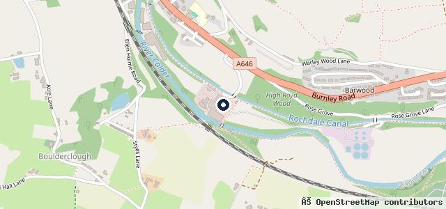 Map showing the location of Tenterfield MOT Centre