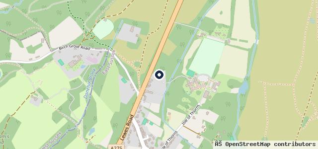 Map showing the location of 5 Ashdown Garage Uckfield