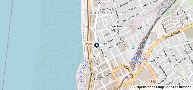 Map showing the location of The Garage