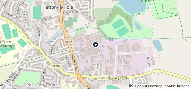 Map showing the location of The GTI Shop