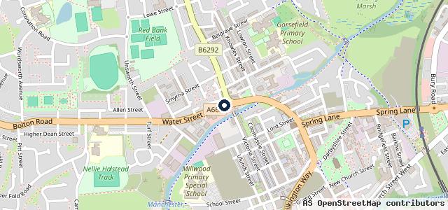 Map showing the location of The Valeting Hub