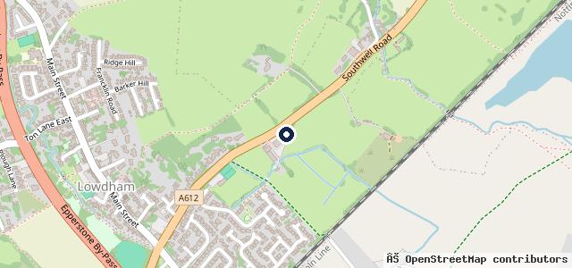 Map showing the location of Bosch Car Service - John Harrison (Lowdham)