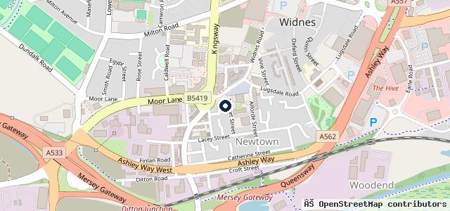 Map showing the location of Murphy T E
