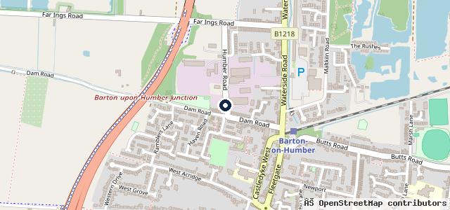 Map showing the location of Toccar