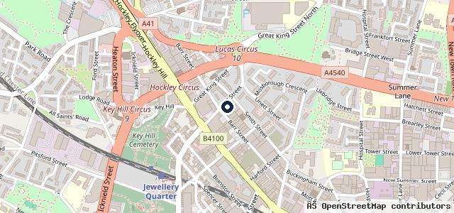 Map showing the location of T & R Motor Services Ltd