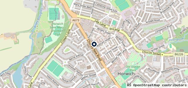 Map showing the location of M & W