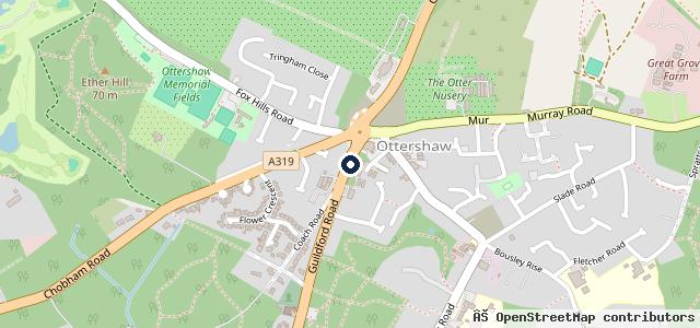 Map showing the location of Trident Garages Limited