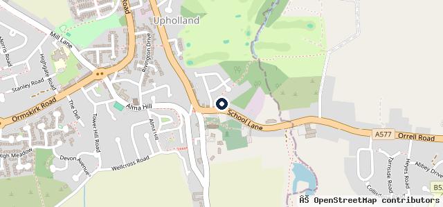 Map showing the location of Upholland Motors Ltd