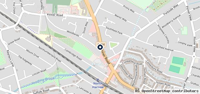 Map showing the location of Wealdstone Motor Sales Ltd