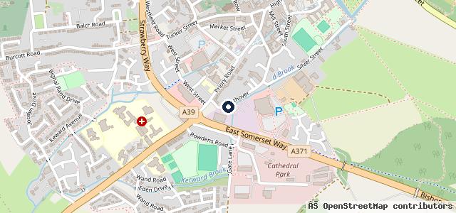 Map showing the location of Webbs Garage