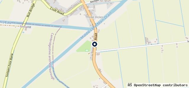 Map showing the location of Waterway M O T & Repair Centre