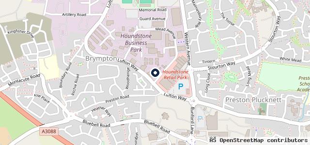 Map showing the location of Vertu BMW Yeovil