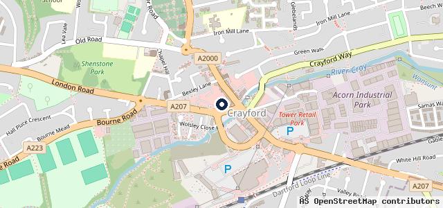 Map showing the location of Citroën Wilmoths Crayford
