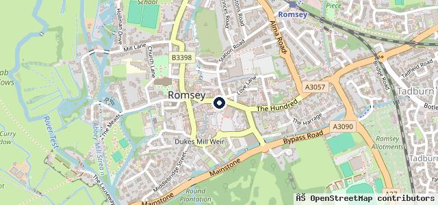Map showing the location of Winterslow Carriage Company