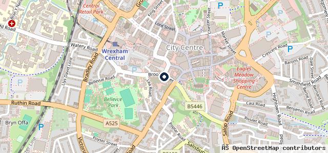 Map showing the location of Yale Garage