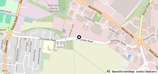Map showing the location of D&G Motors (Wath) Ltd