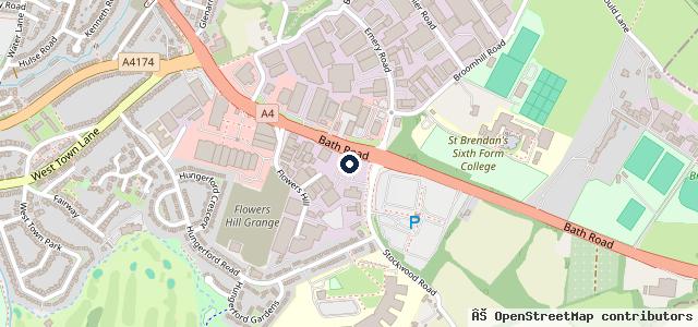 Map showing the location of Listers Toyota Bristol South