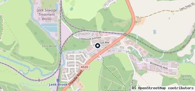Map showing the location of Chadwick & Sons