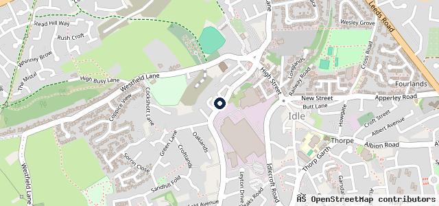 Map showing the location of Arthur Simpson & Co