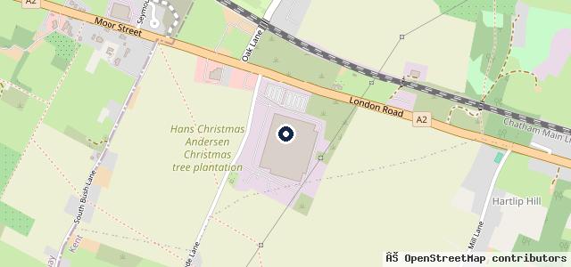 Map showing the location of Right Choice MOT Centre.