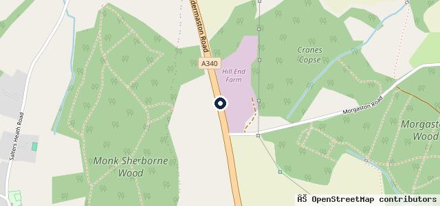 Map showing the location of Group 1 Ford Basingstoke