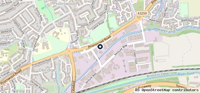 Map showing the location of Bosch Car Service - Fairwater Garage