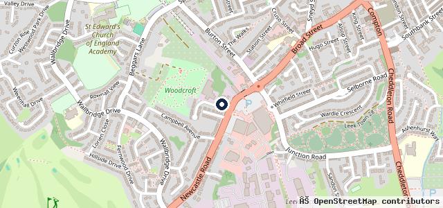 Map showing the location of M&M Group (Fix Auto North Staffs)