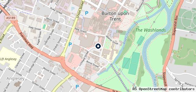 Map showing the location of My Motor World Burton (Inside Spartan)