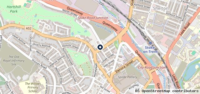 Map showing the location of Motiva Group | Stoke-on-Trent