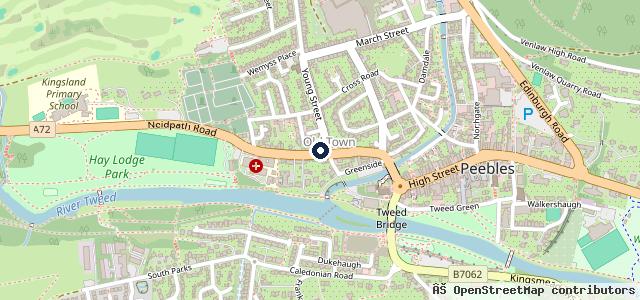 Map showing the location of JRD Motors (2011) Ltd - PEEBLES. SCOTLAND