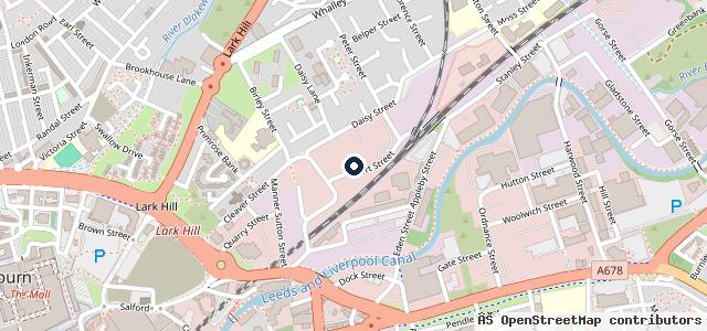 Map showing the location of M.M. Motors ( Daisyfield garage)