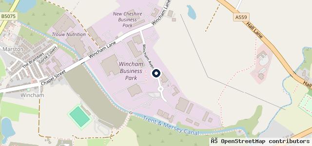 Map showing the location of Bowers Recovery