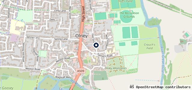 Map showing the location of Aston Martin Works