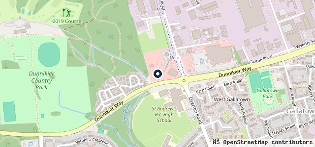 Map showing the location of Arnold Clark Fiat Kirkcaldy