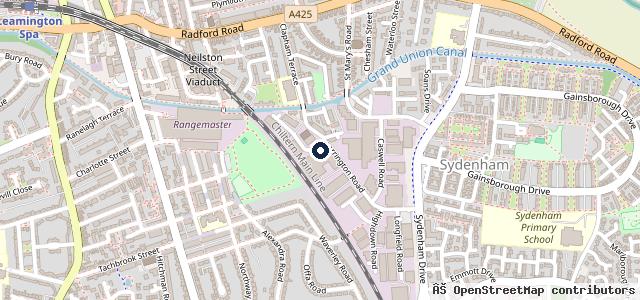 Map showing the location of Arbury Skoda