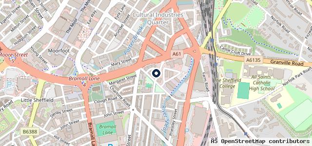 Map showing the location of Graham's Tyres - City Centre