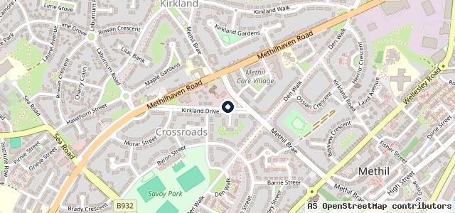 Map showing the location of Kirkland Auto Centre