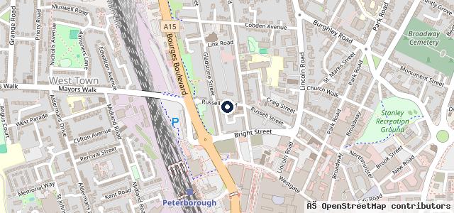 Map showing the location of G T Autos