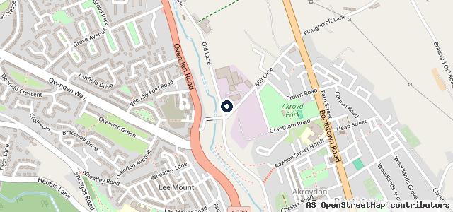 Map showing the location of Halifax Auto Tech