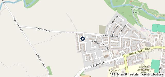 Map showing the location of Hartley Autos