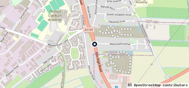 Map showing the location of Michael Wicks Garage Ltd