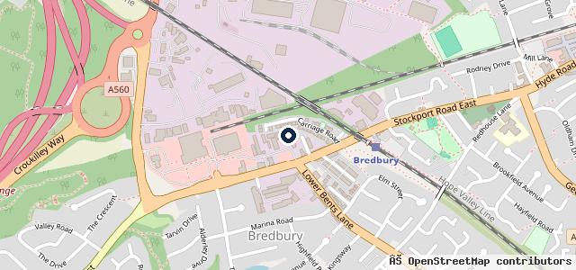 Map showing the location of Hills Auto Centre - MOT Testing & Service Centre