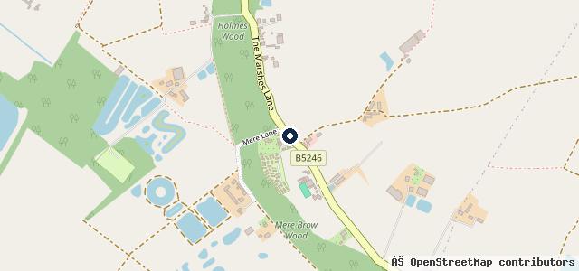 Map showing the location of Holmeswood Garage Ltd